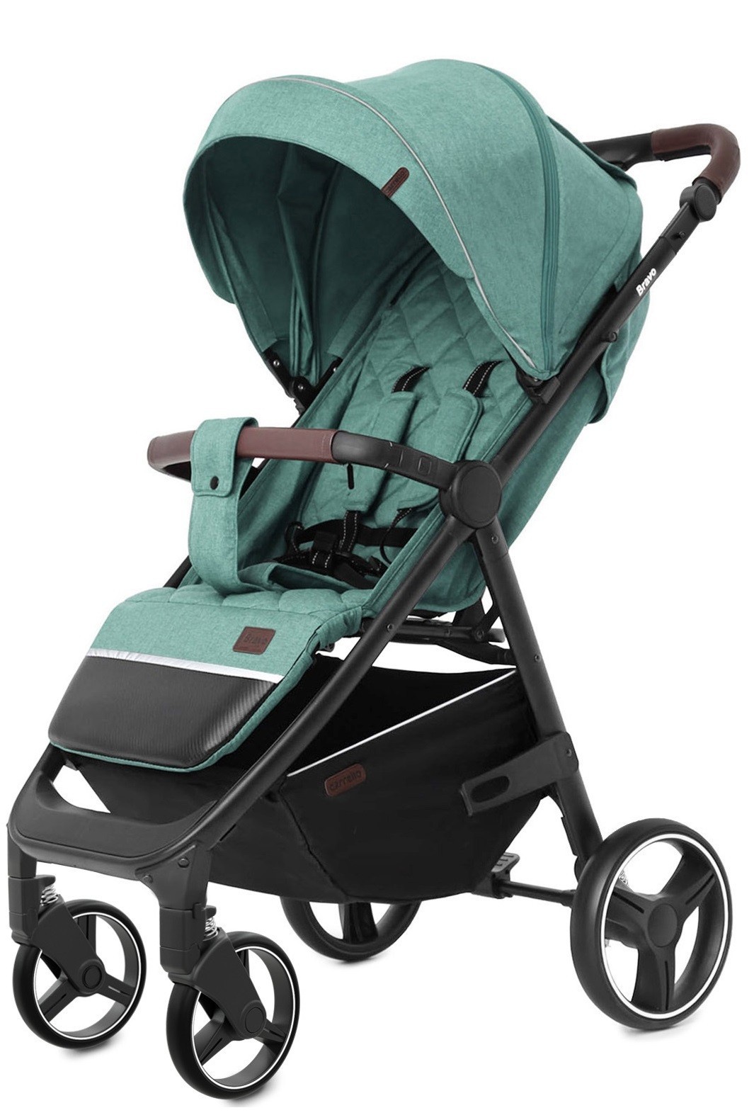 

Прогулянкова коляска CARRELLO Bravo CRL-8512 (L) Basil Green +дощовик