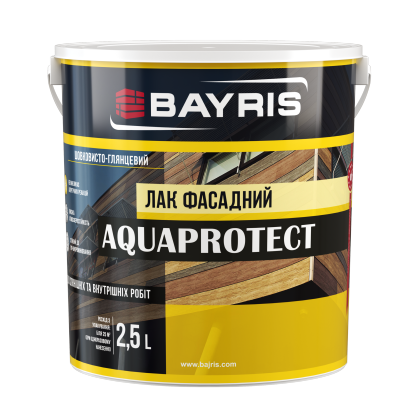 

лак фасадный Bayris Аquaprotect бесцветный 2.5 л арт - B0016