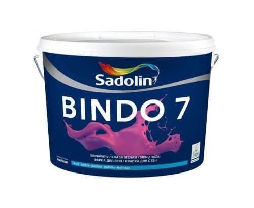 

Краска Sadolin Bindo 7 белая 10 л арт 500-21