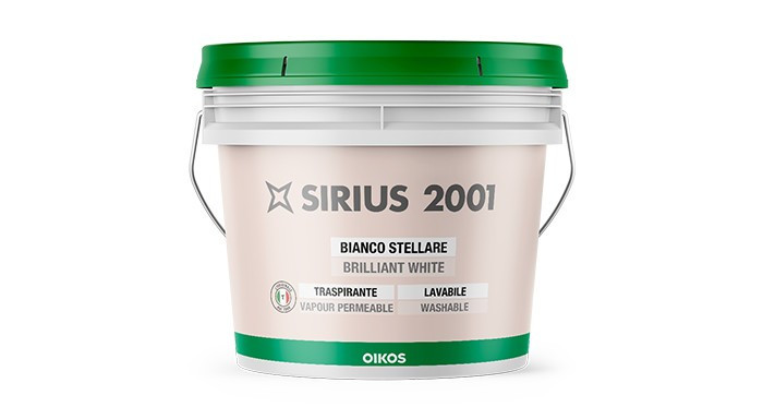 

Краска Oikos Sirius 2001 белая 1 л арт-1005