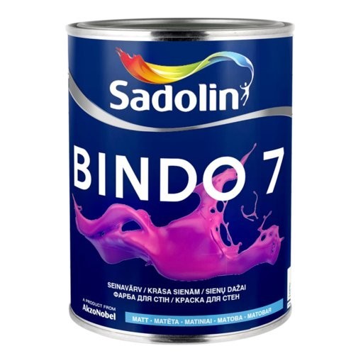 

Краска Sadolin Bindo 7 белая 1 л арт 500-17