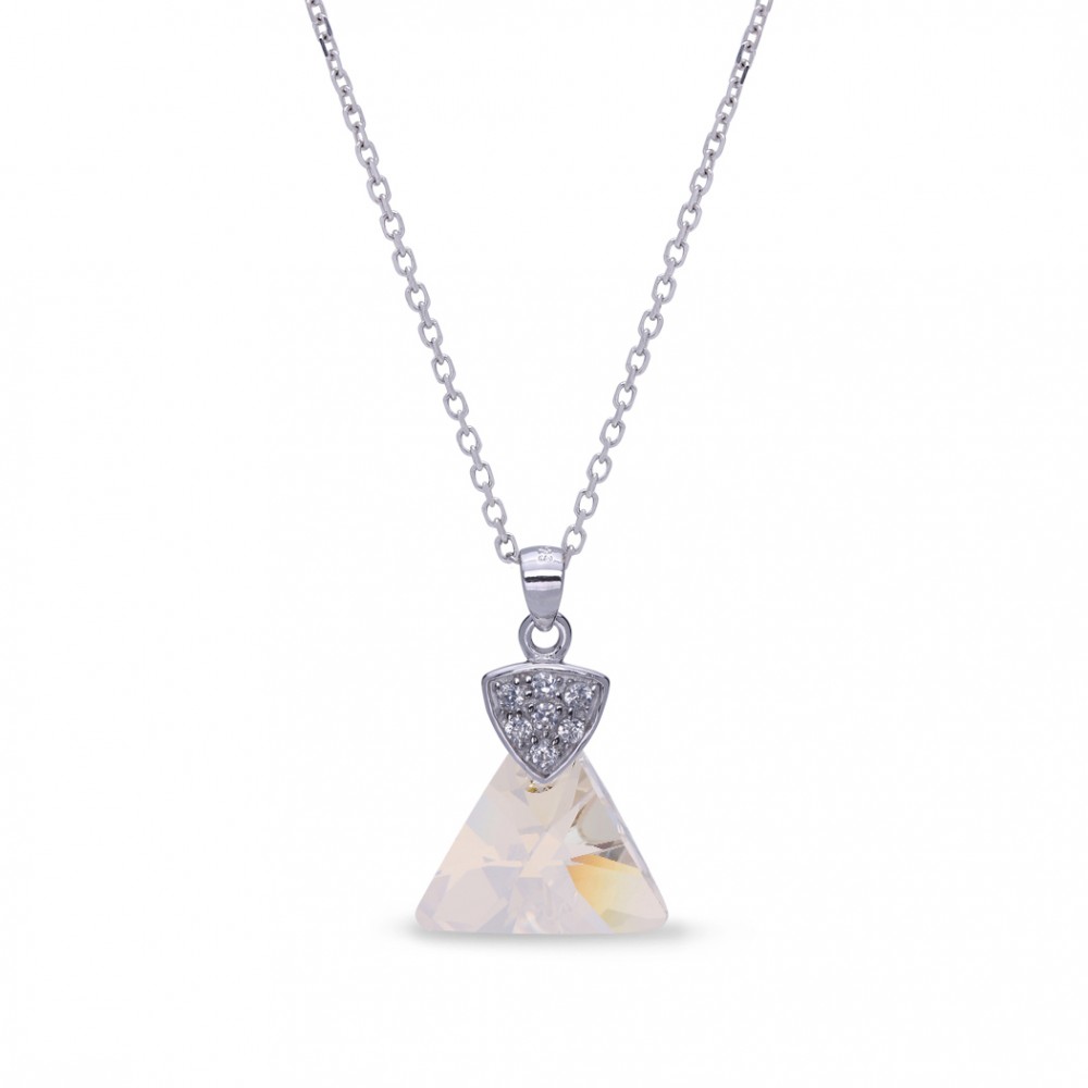 

Серебряный кулон Spark со Swarovski Triangolo N6628SS