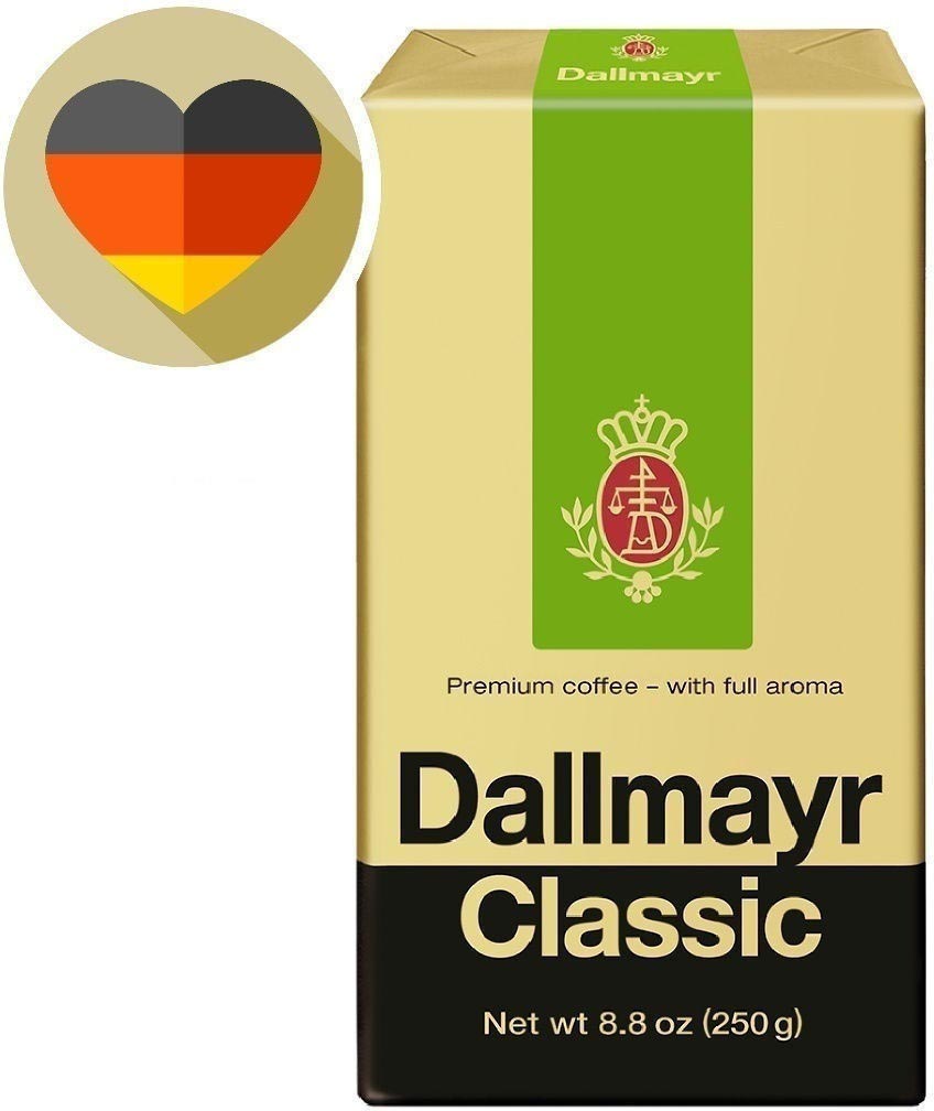 Купить Кофе молотый Dallmayr Classic 250 г (4008167004455) – ROZETKA.  Выгодная цена на Кофе молотый Dallmayr Classic 250 г (4008167004455) в  Киеве, Украине