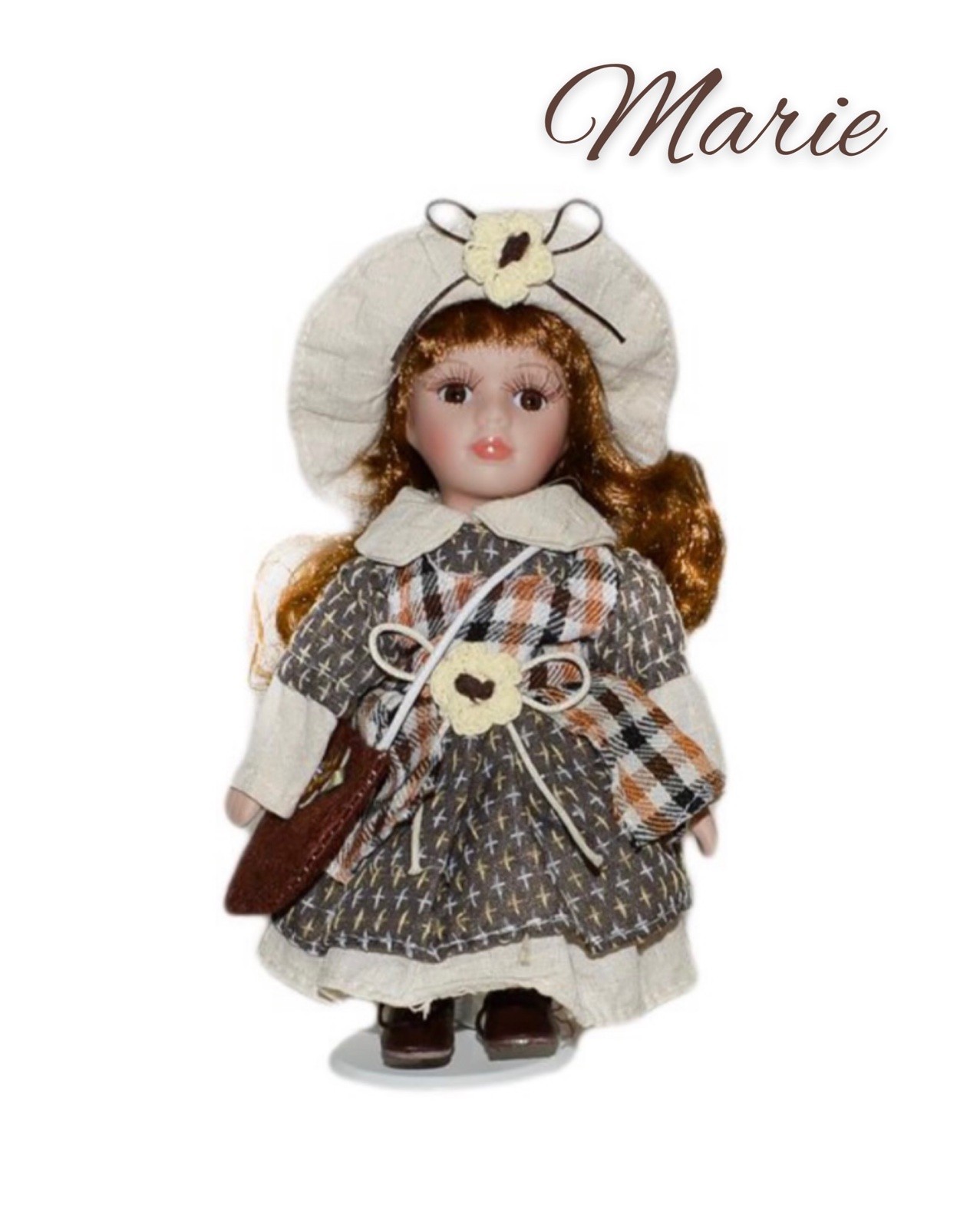 

Кукла фарфоровая коллекционная сувенирная Marie 20см