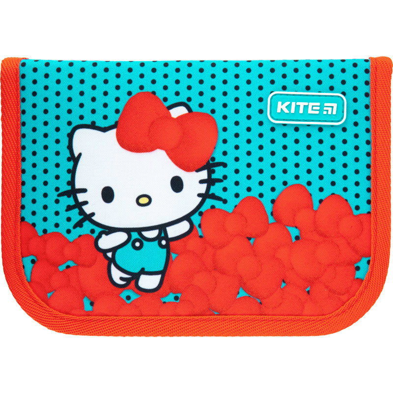 

Пенал школьный с наполнением Kite КІТЕ Education Hello Kitty HK21-622H, 1 отделение, 2 отворота