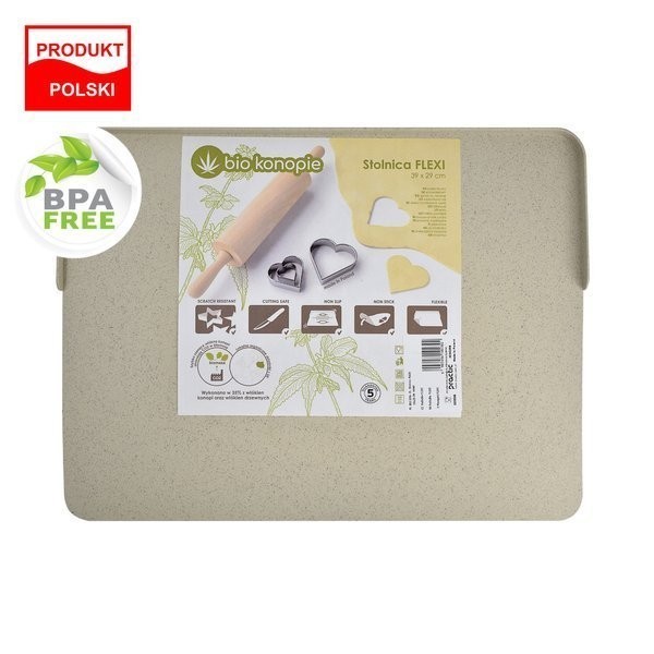 

Доска кондитерская Practic BIO FLEXI 50х40х2.2см кремовая (PRC-2289)
