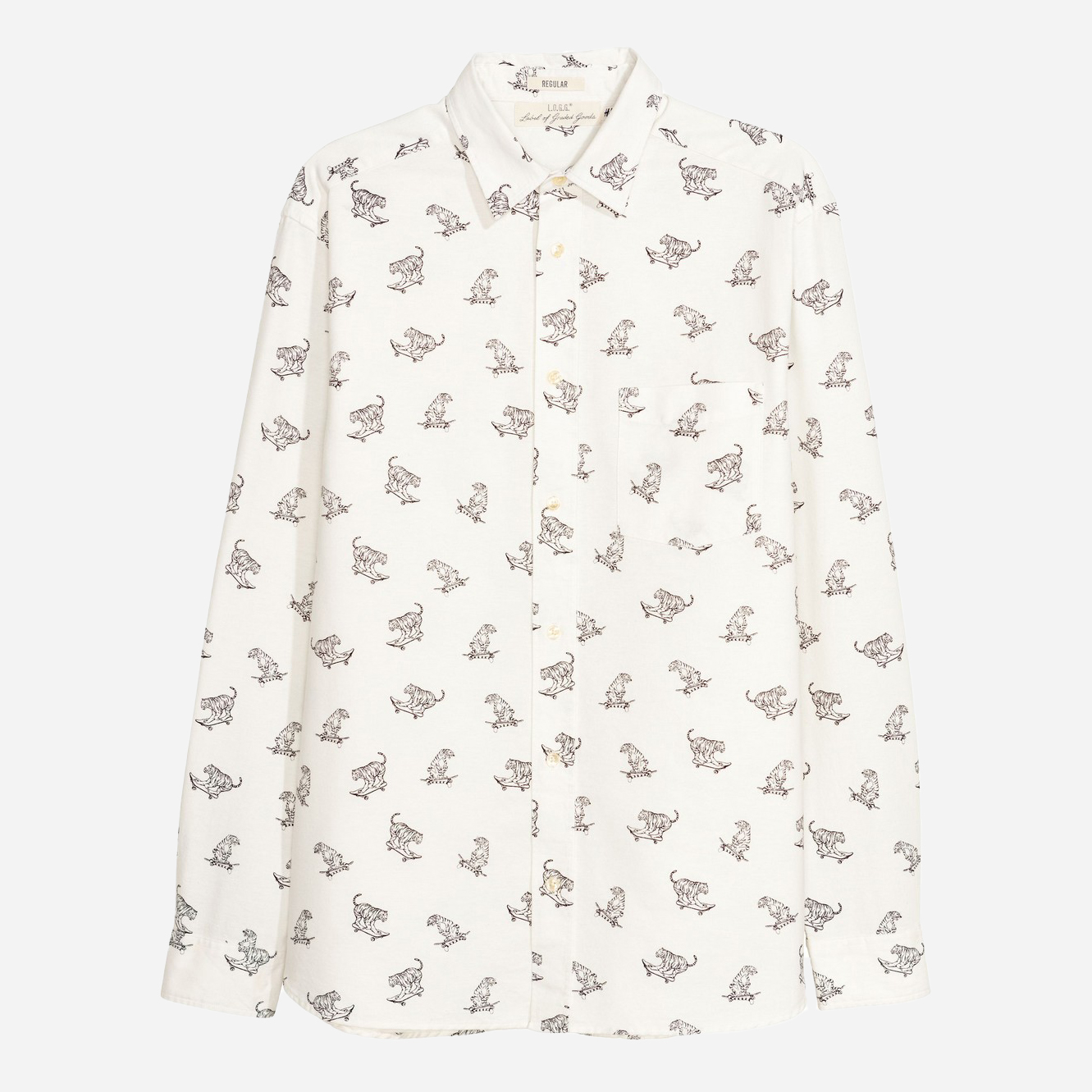 

Рубашка H&M 0518333 S Белая