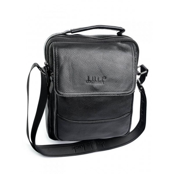 

Сумка мужская кожаная BagMan 42810 Black