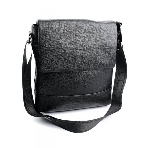 

Сумка-планшет из натуральной кожи мужская BagMan WY-701 Black