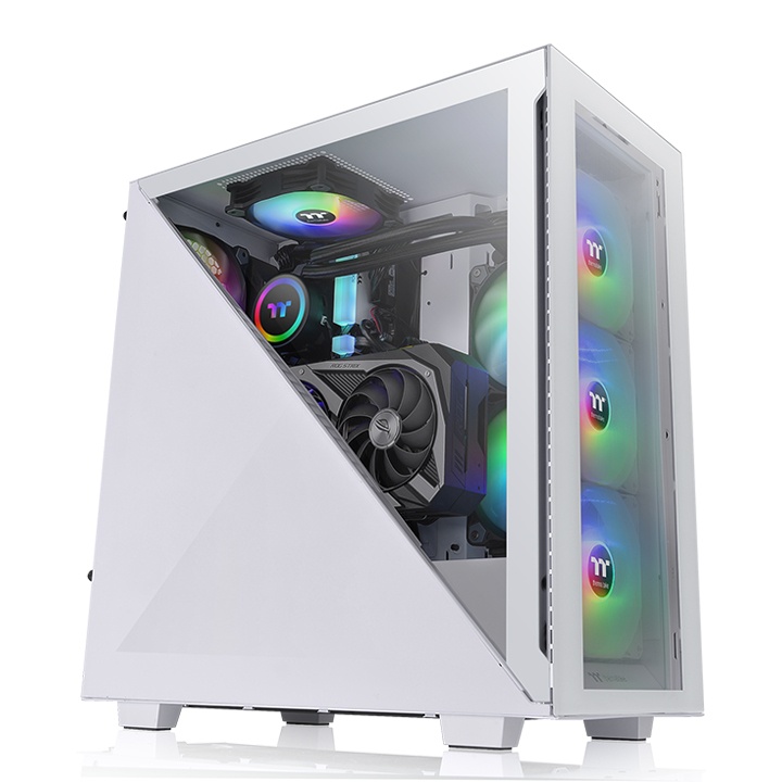 

Корпус Thermaltake Divider 300 TG Snow - Obudowa komputerowa - Miditower - Biały (CA1S200M6WN01)