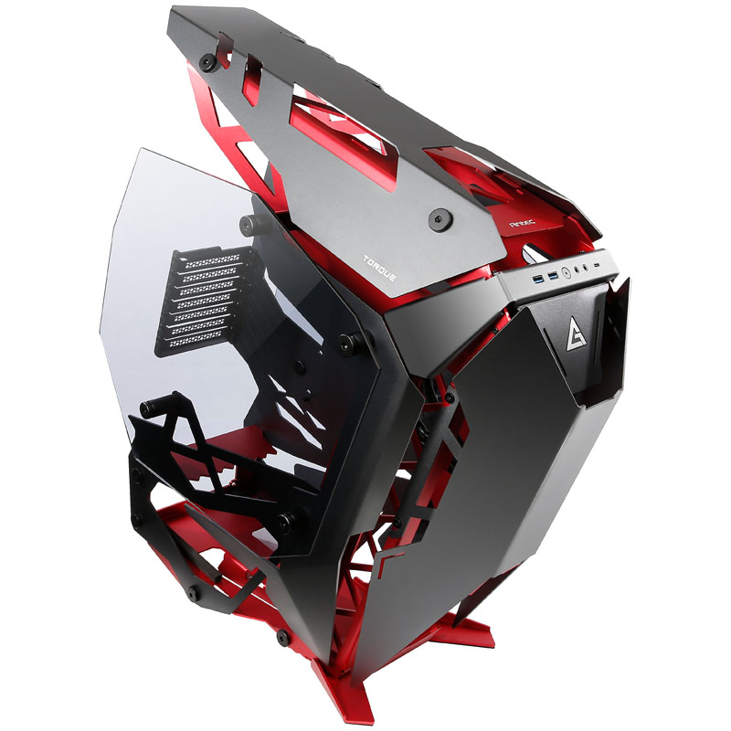 

Корпус Antec TORQUE Midi-Tower czarny/czerwony (GEAN113)