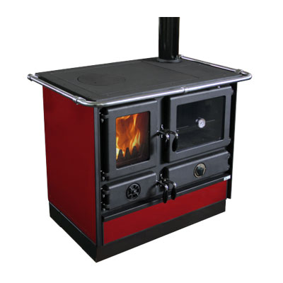 

Печь MBS Thermo Magnum Bordo 14 кВт левое подключение дымохода