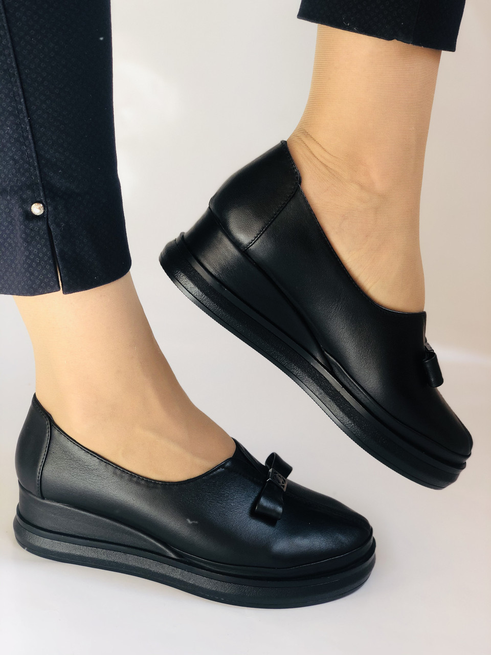 

Женские туфли Evromoda 40 Черные 2241