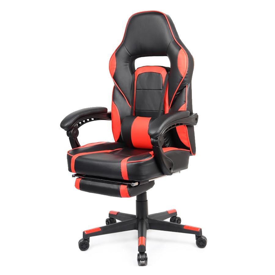 

Геймерское кресло Parker с подставкой для ног, red