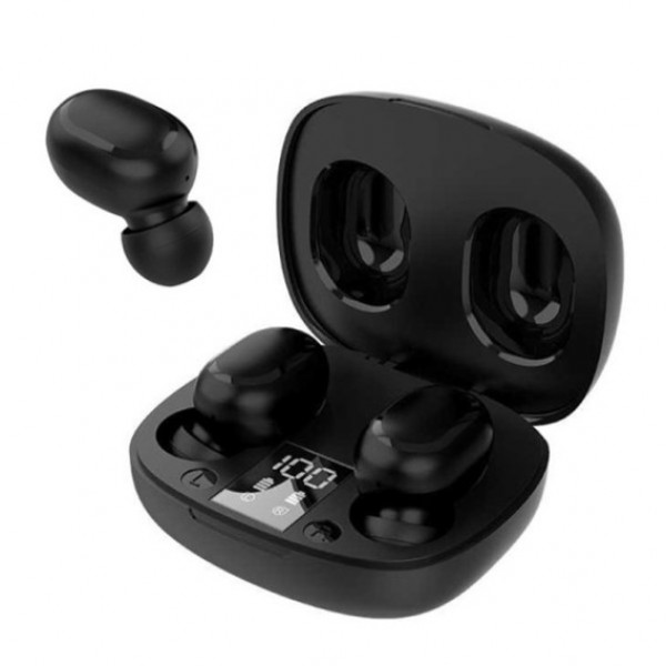 

Беспроводные блютуз наушники Yison TWS-T4 Bluetooth с чехлом для зарядки Черные