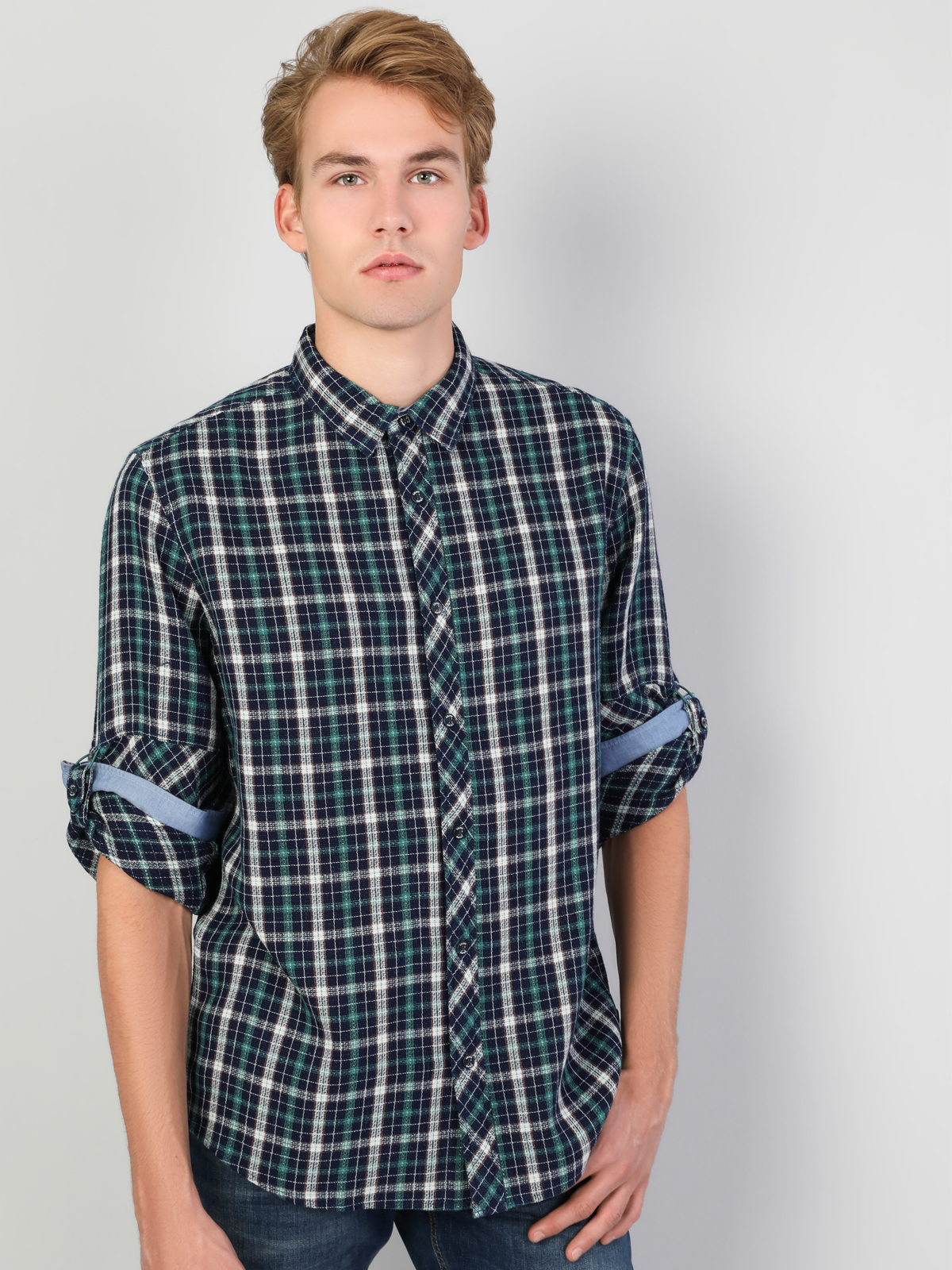 

Рубашка Colin's CL1047146NAV S Navy
