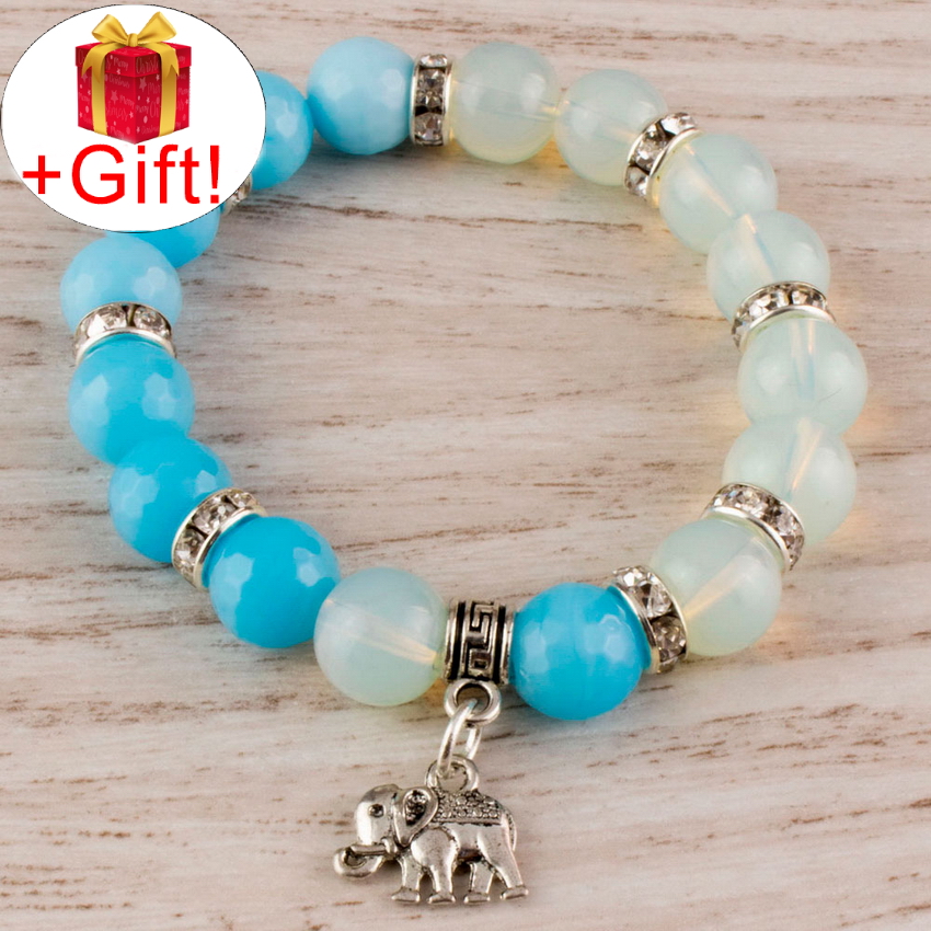 

Браслет агат натуральный и лунный камень натуральный (10 мм), размер 17 см, julB0459