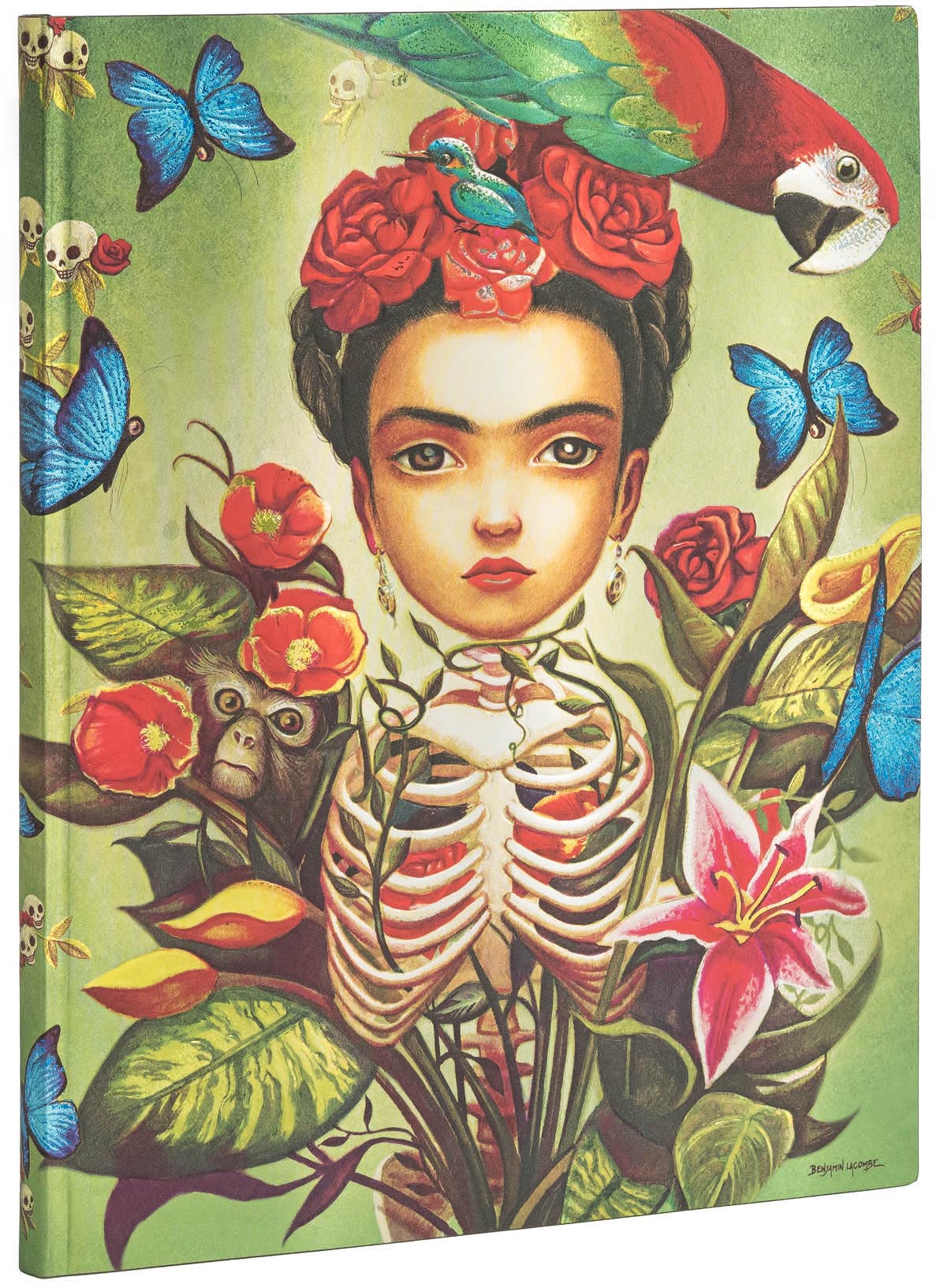 

Записная книга Paperblanks Фрида Кало 18 х 23 см 176 страниц без линовки (9781439765296)