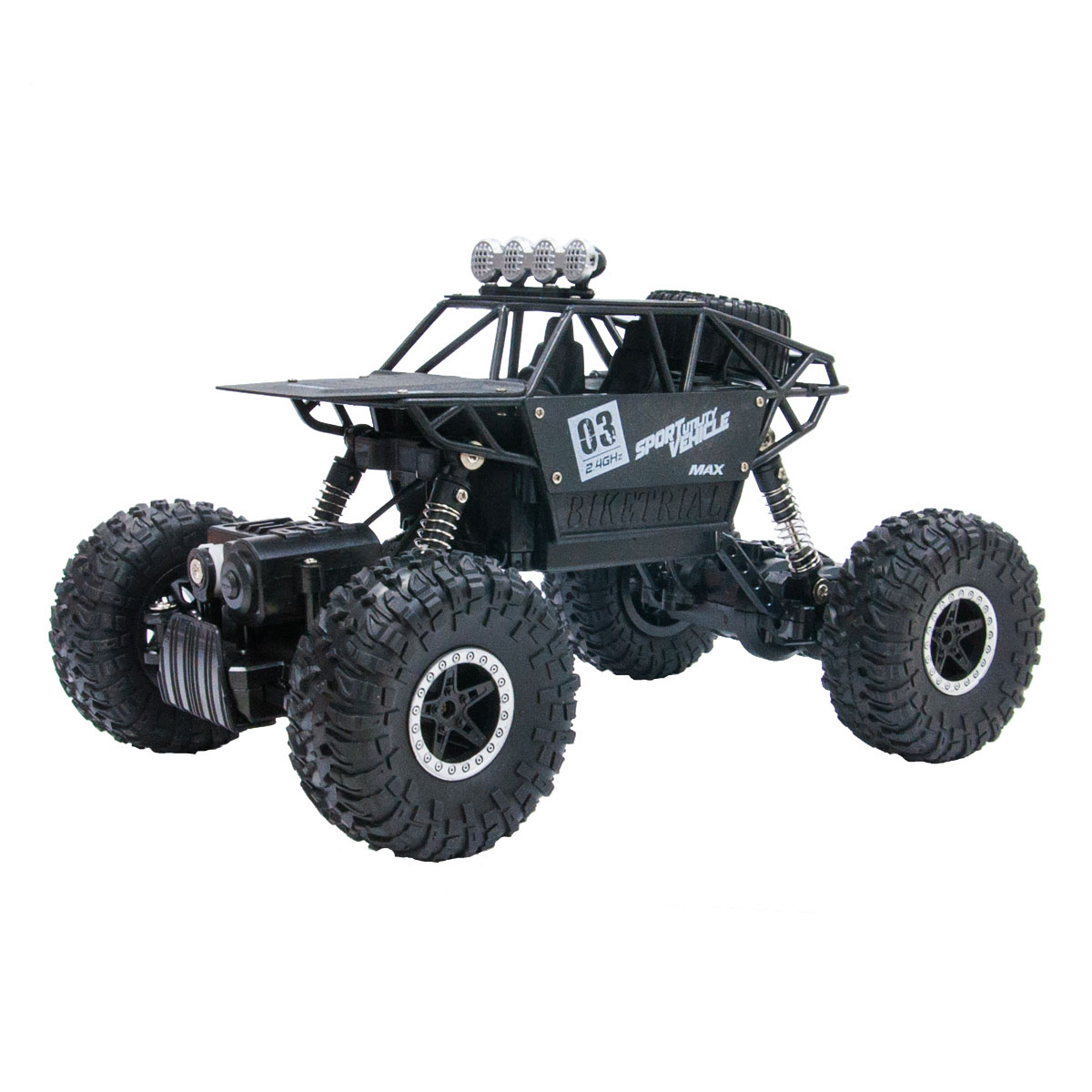 

Автомобиль OFF-ROAD CRAWLER на р/у – MAX SPEED (матовый черный, метал. корпус, 1:18) SL-112RHMBl