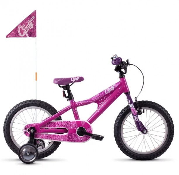 

Велосипед Ghost POWERKID 16", розово-фиолетово-белый (18PK1009) (F00252574)