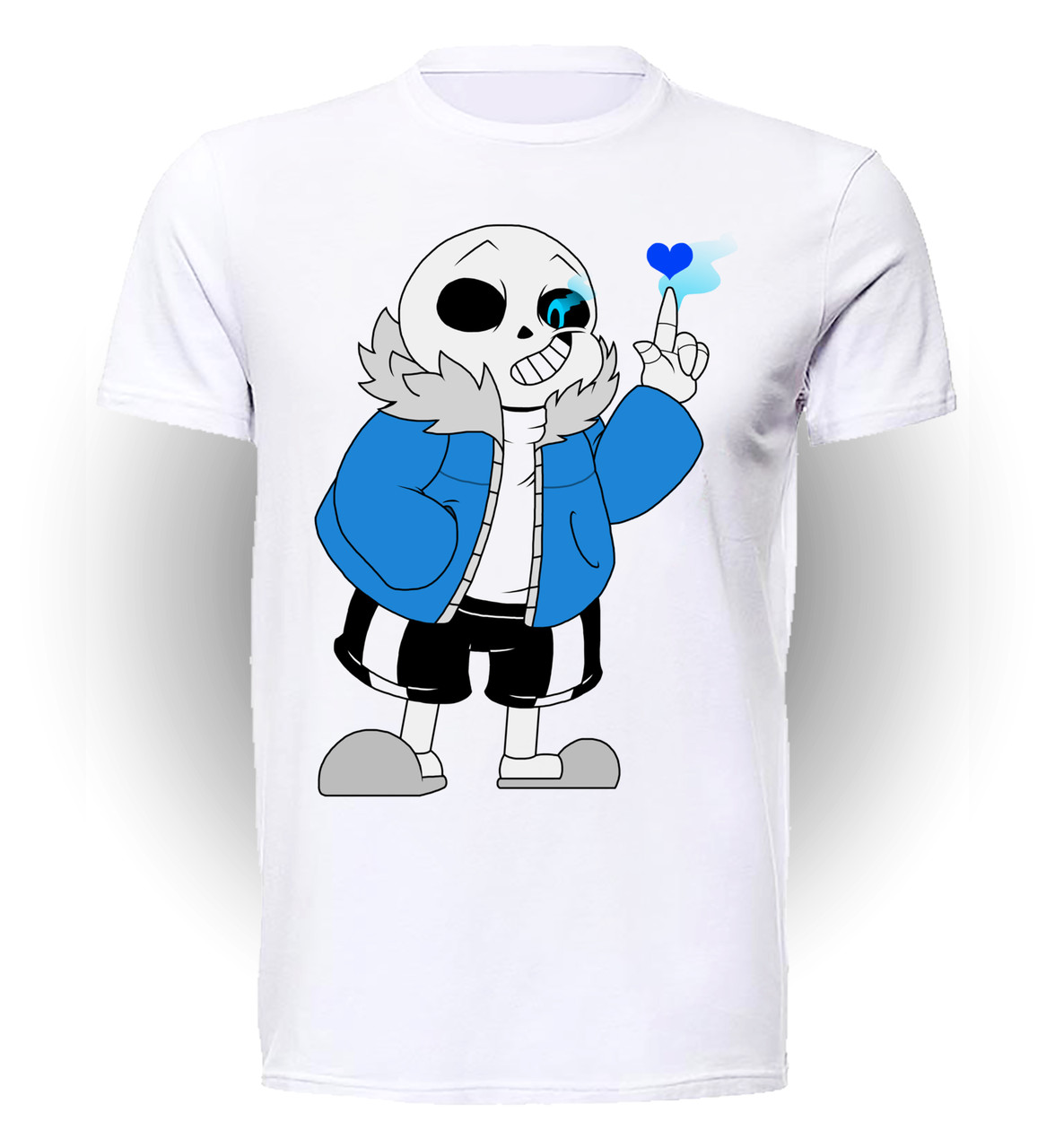 

Футболка детская 134 см Gee! Белая с рисунком Андертейл Undertale синее сердце UT.01.042