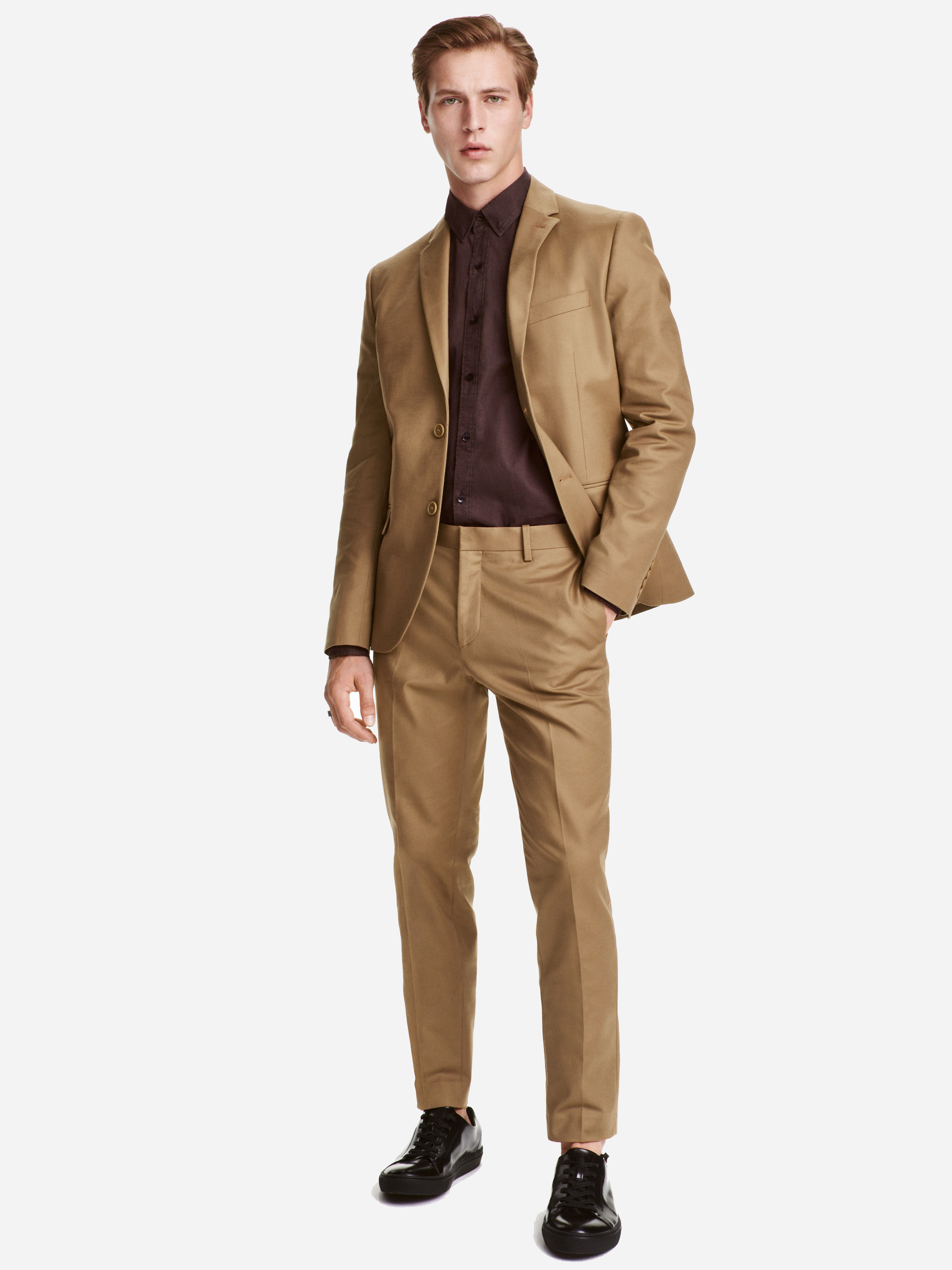 

Брюки H&M 4242904-ACVE 62 Коричневые
