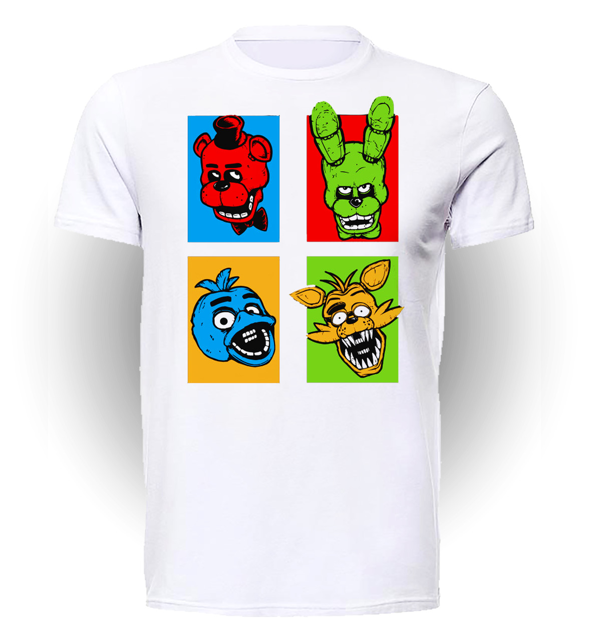 

Футболка детская 134 см Gee! Белая с рисунком 5 ночей с Фредди Five Nights at Freddy’s Five Night pop art FN.01.021