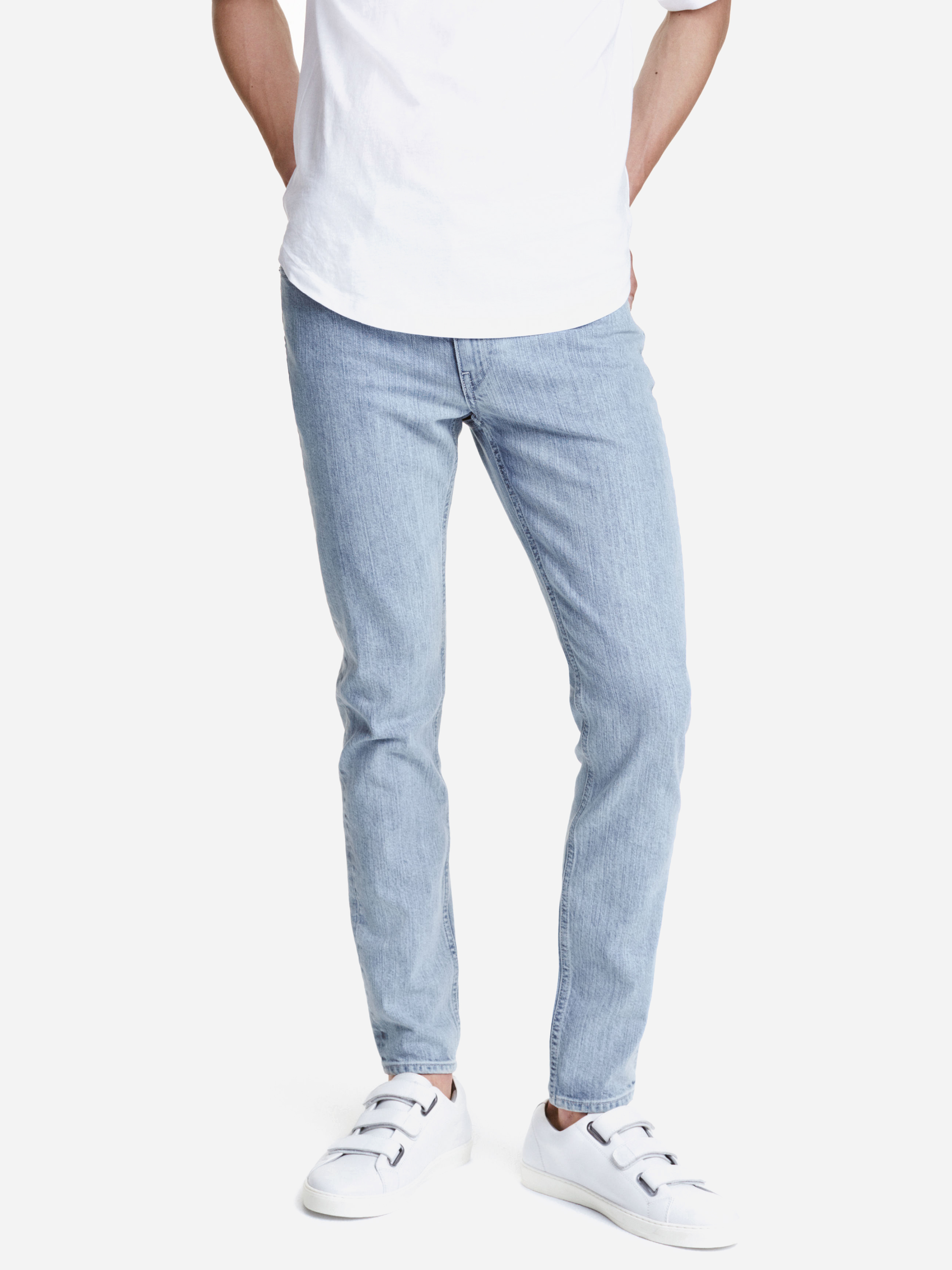

Джинсы H&M 3918594-ACWX 42 Светло-синие