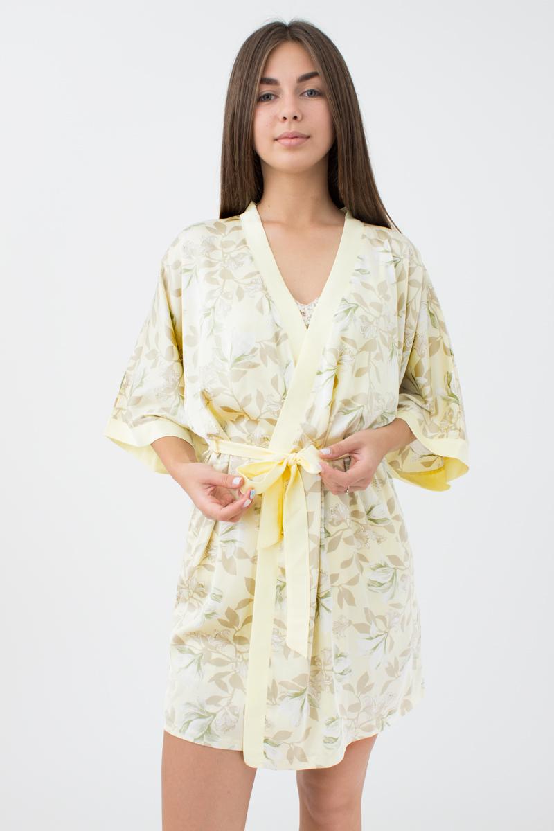 

Халат GIULIA MAGNOLIA 7224/050 M/L Yellow/flowers