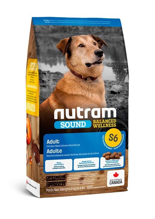 

Сухой корм для собак Nutram S6 Sound Balanced Wellness Adult Dog 2 кг