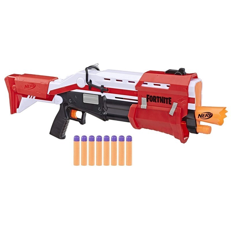 

Бластер Nerf FORTNITE TS-1 C MEGA стрелами (E7065) Красный