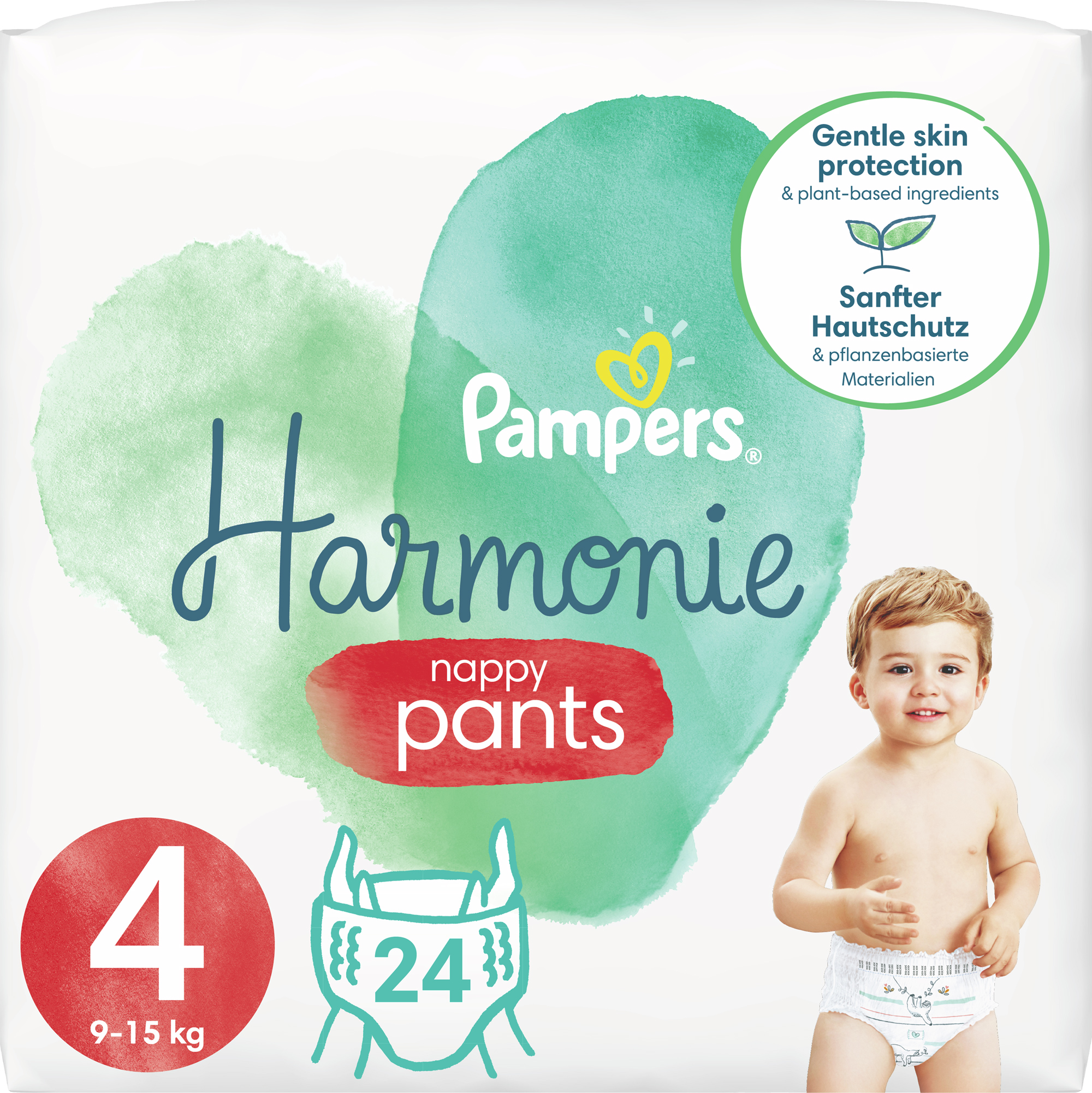 

Подгузники-трусики Pampers Harmonie Nappy Pants Размер 4 (9-14 кг) 24 шт (8006540181409)
