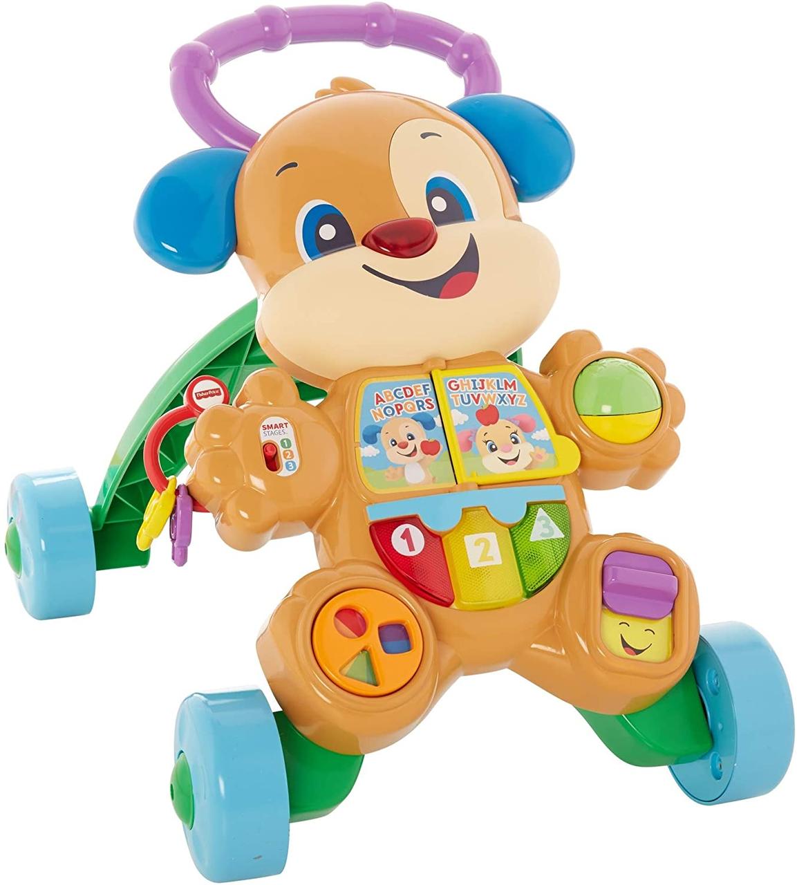 

Интерактивные ходунки Fisher-Price Щенок англ. язык Laugh & Learn Smart Stages Learn with Puppy Walker (FHY94)