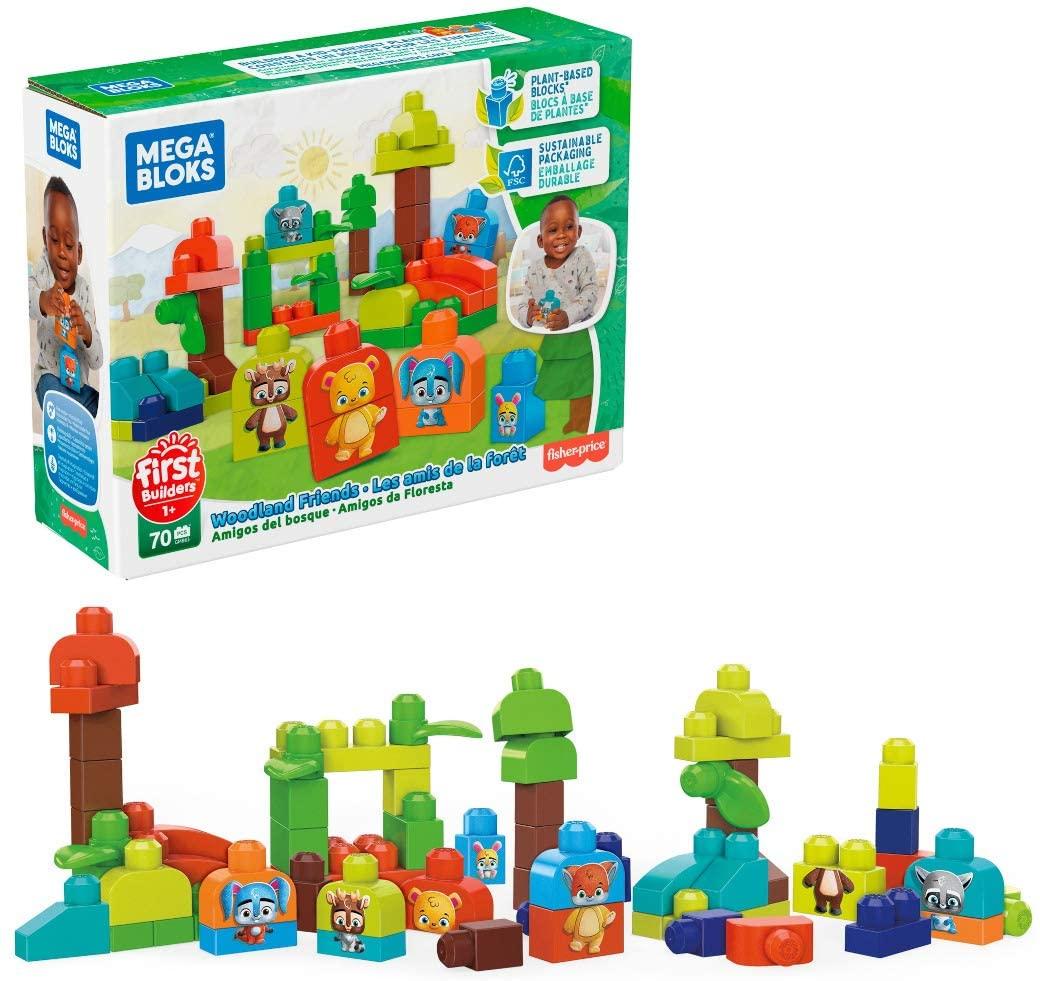 

Конструктор Fisher-Price Mega Bloks Лесные Друзья First Builders Block Friendly Forest (GMB63)
