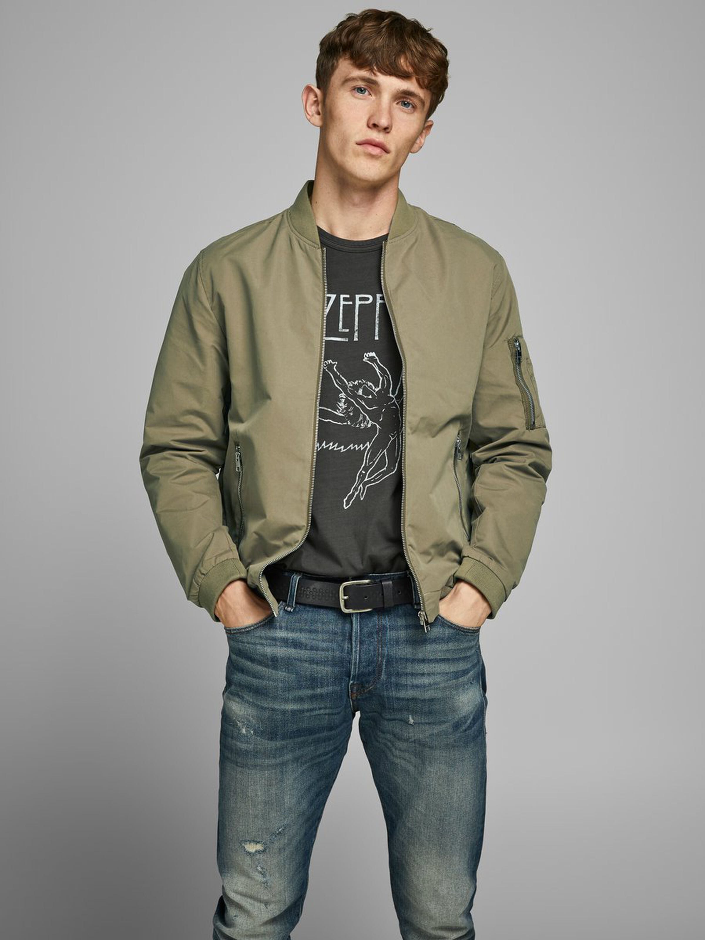 

Бомбер Jack & Jones 12165203-52233  Dusky Green, Бомбер Jack & Jones 12165203-52233 S Dusky Green