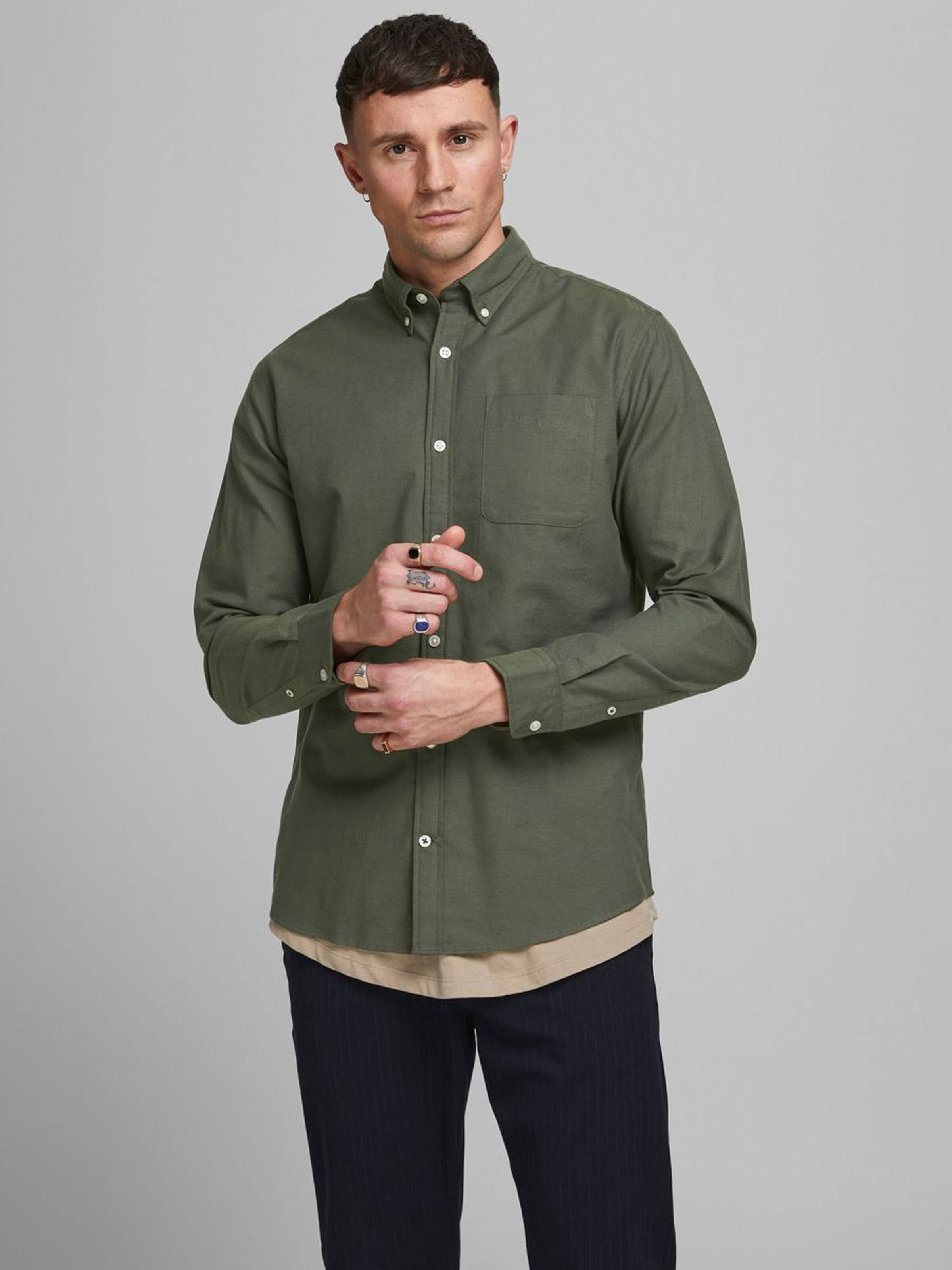

Рубашка Jack & Jones 12182486-54331 M Forest Night