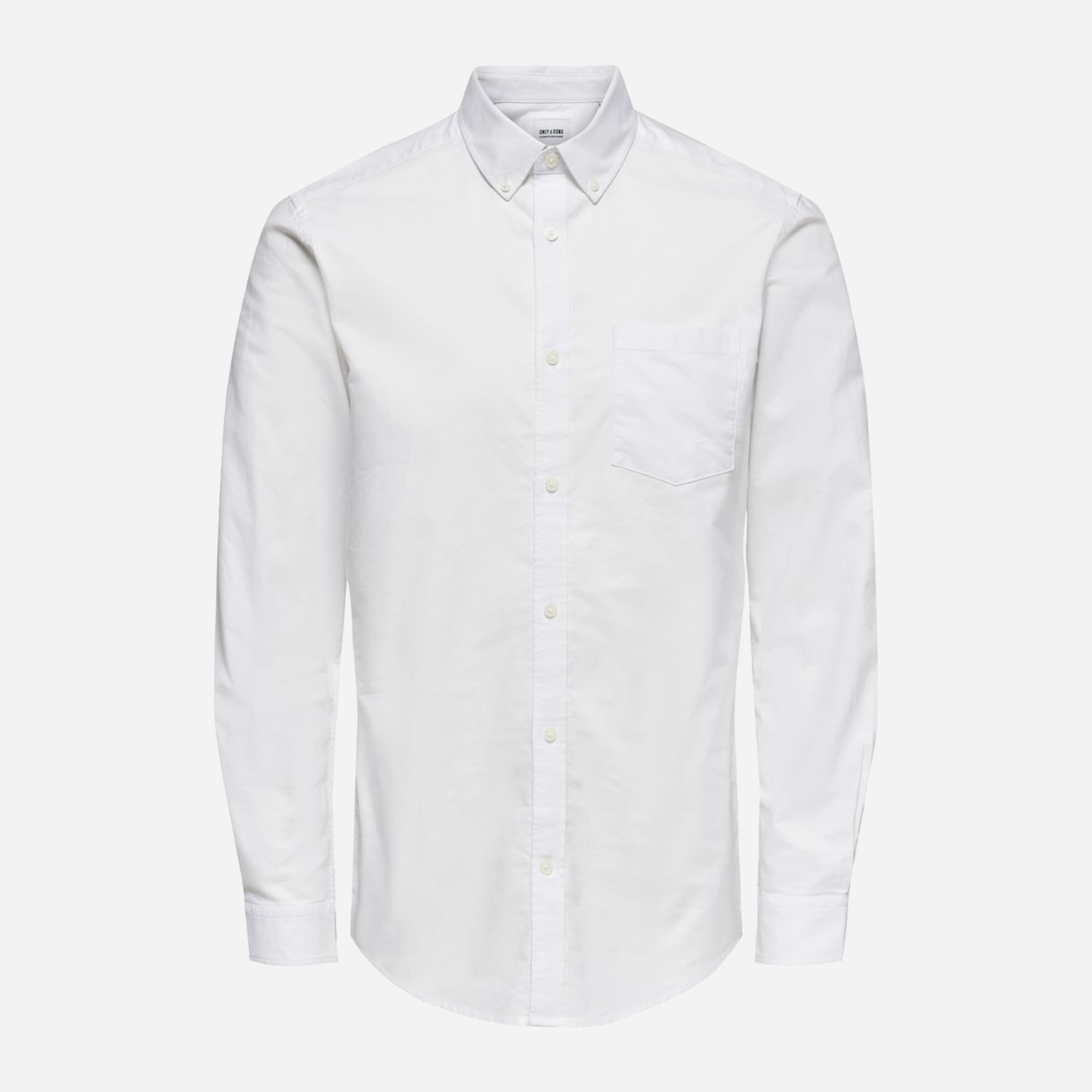 

Рубашка Only & Sons 22019669-13  White, Рубашка Only & Sons 22019669-13 XL White