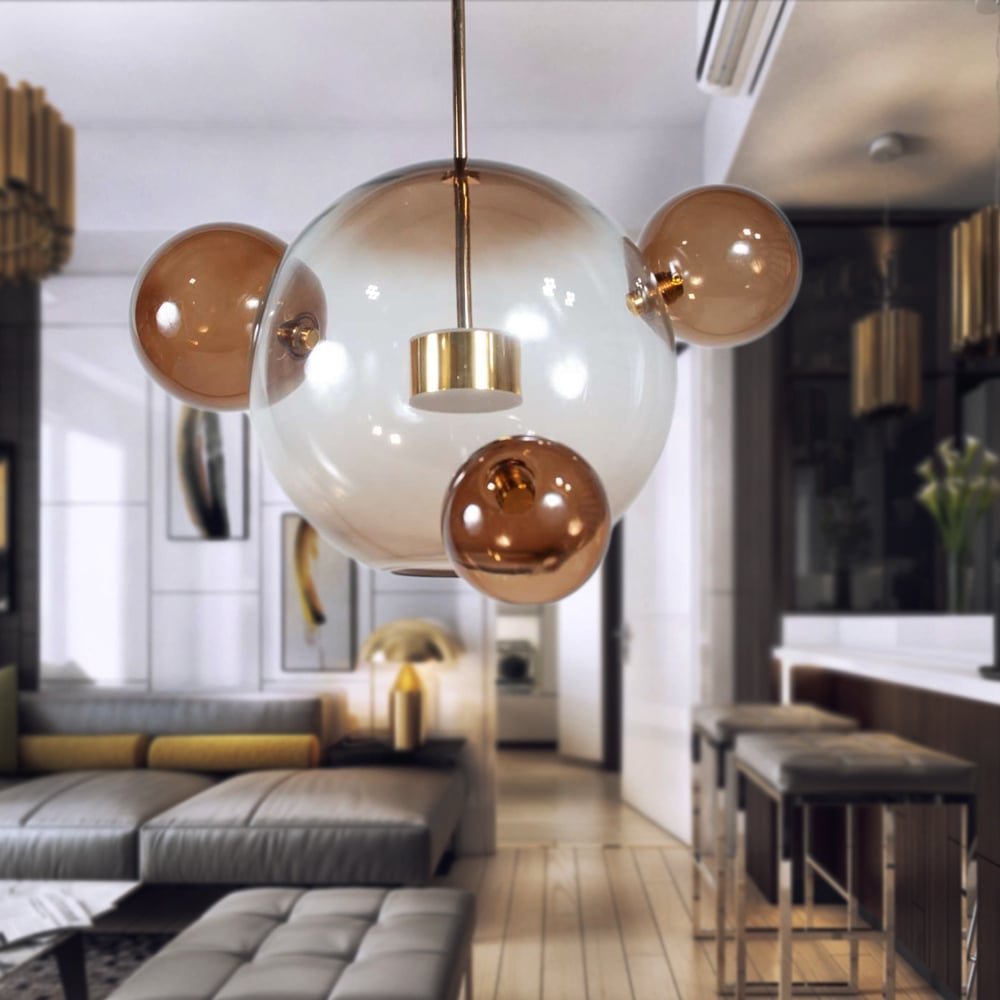 

ПОДВЕС LED BUBBLES COFFEE 3+1