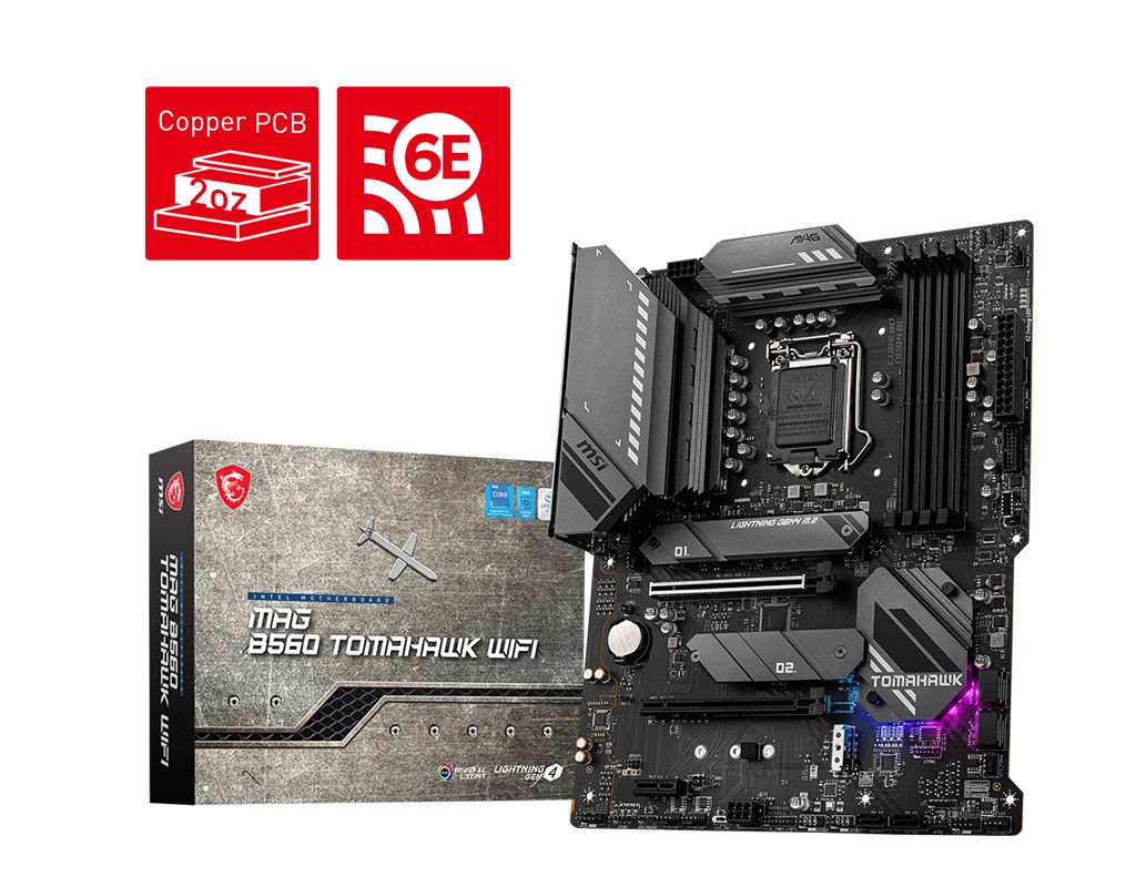 

MSI MAG B560 Tomahawk WiFi Socket 1200