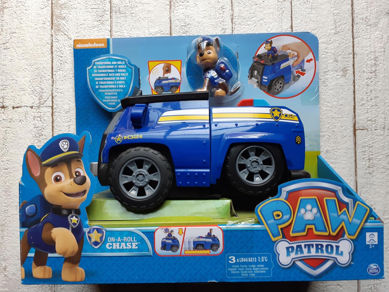 

Spin Master Paw Patrol Щенячий патруль Автомобиль-трансформер де-люкс с водителем Гонщик SM16704/8782