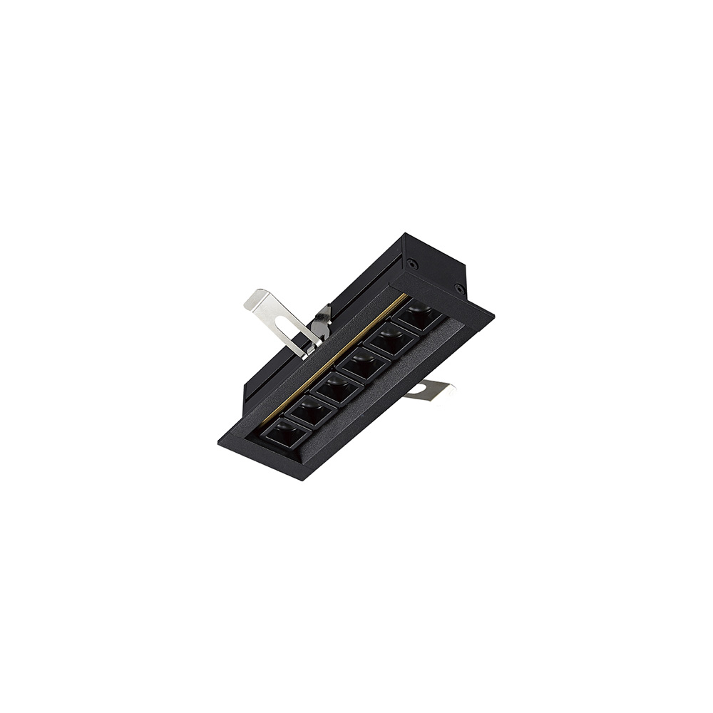 

Встраиваемый точечный светильник Premium Skarlat RSL74165 6×1W BK+GD 3000K