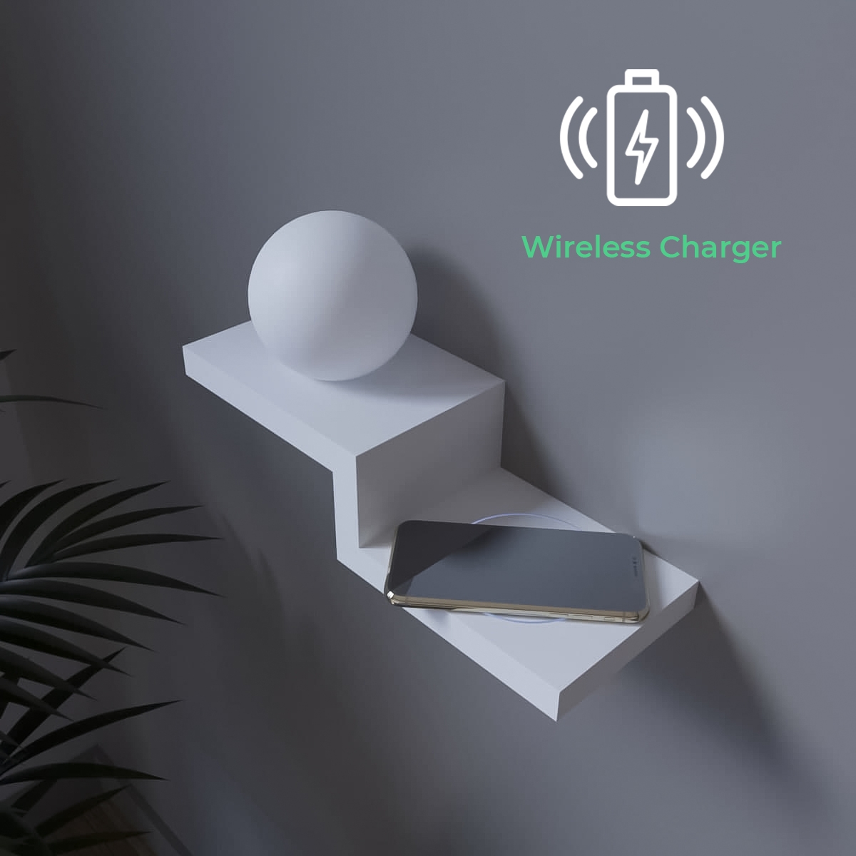

Настенный светильник MJ-Light CHARGER L 3200K WH 15013