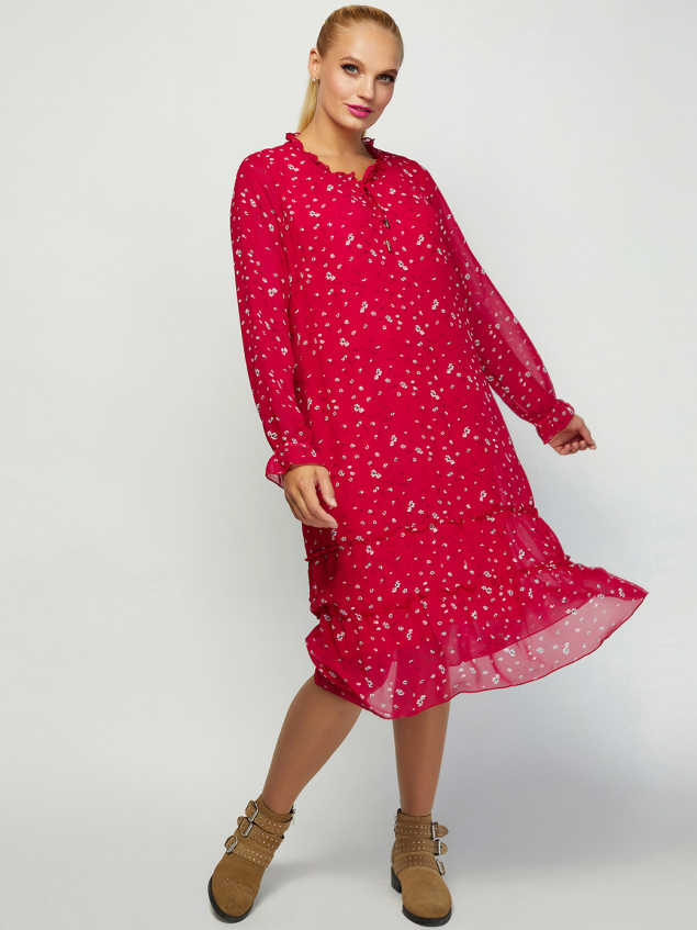 

Платье Miledi Кармен 101620  Красное, Платье Miledi Кармен 101620 58 Красное