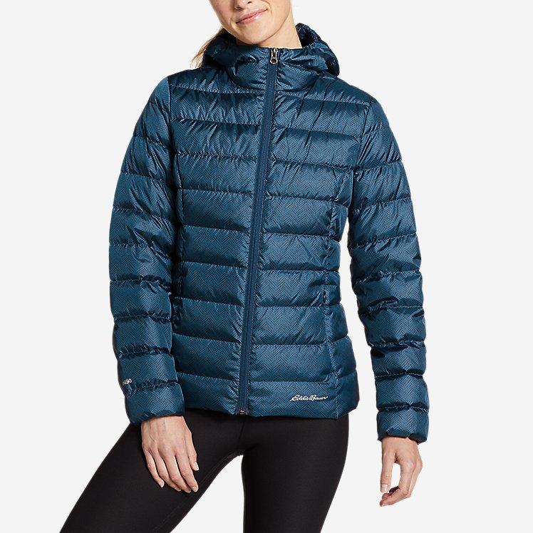 

Ультра легкий пуховик Eddie Bauer Women's Cirruslite Hooded Down Jacket Dk Aegan S