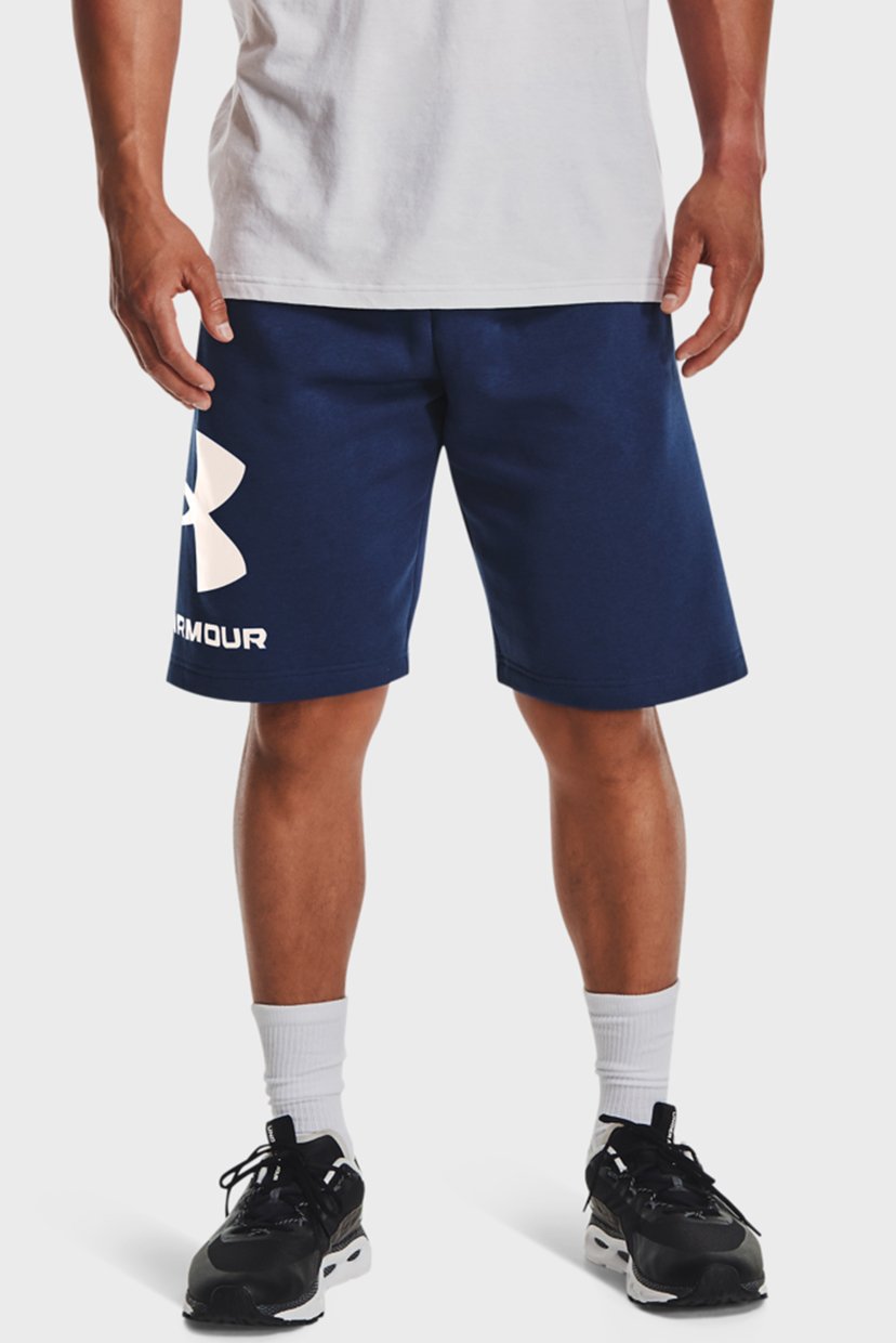 

Мужские синие шорты UA Rival FLC Big Logo Shorts Under Armour MD 1357118-404