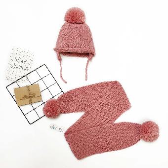 

Шапка с шарфом Rose 40-46см Розовый (445)