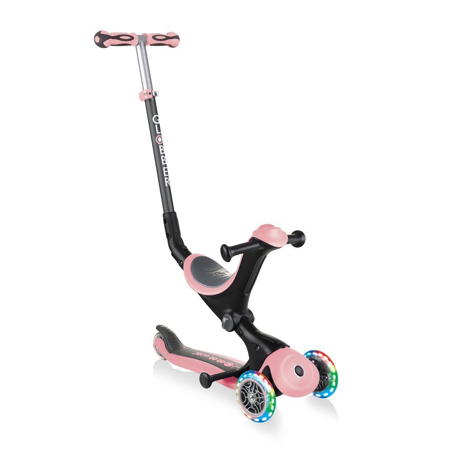

Детский самокат Globber GO-UP Deluxe Lights 5 в 1 Pastel Pink