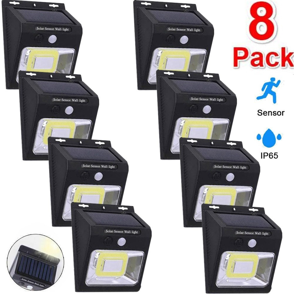 

Комплект 8 шт уличных LED фонарей с датчиком движения на солнечной батарее Premium YX-628