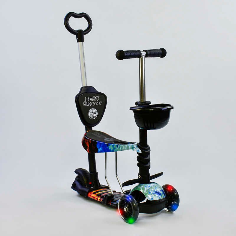 

Самокат Best Scooter 21500 Черный 5в1 Mini 74070