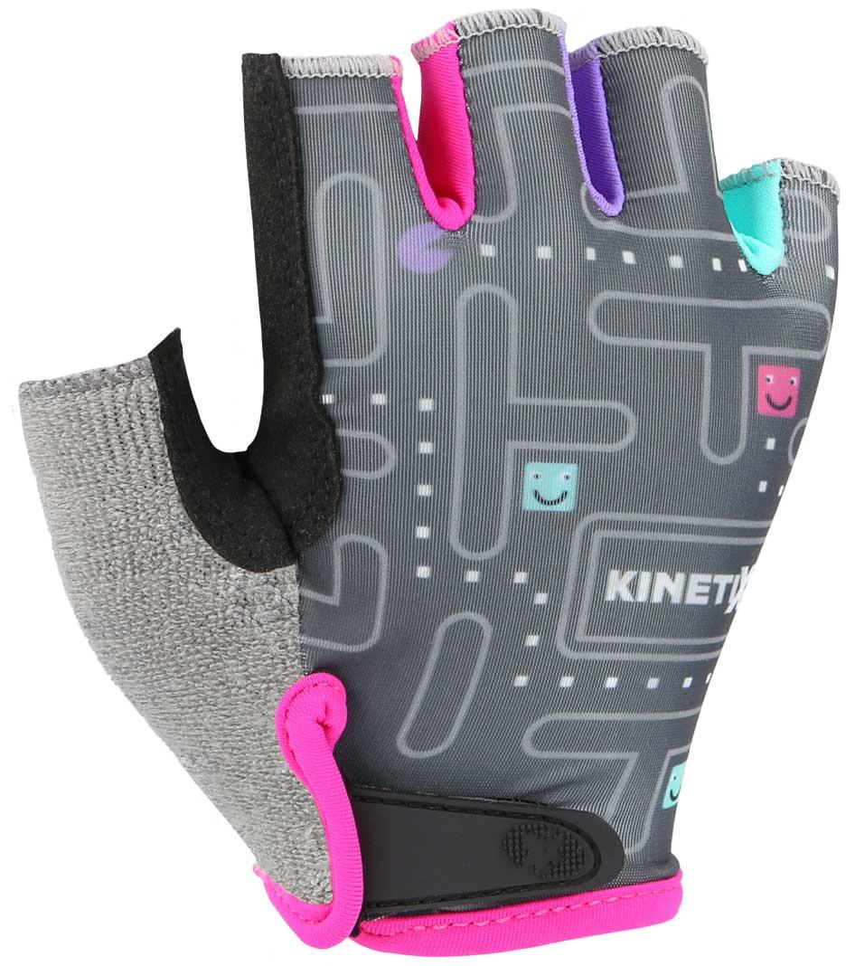 

Велоперчатки KinetiXx Lexy Kids Bike Glove детские без пальцев серые с узором размер 5